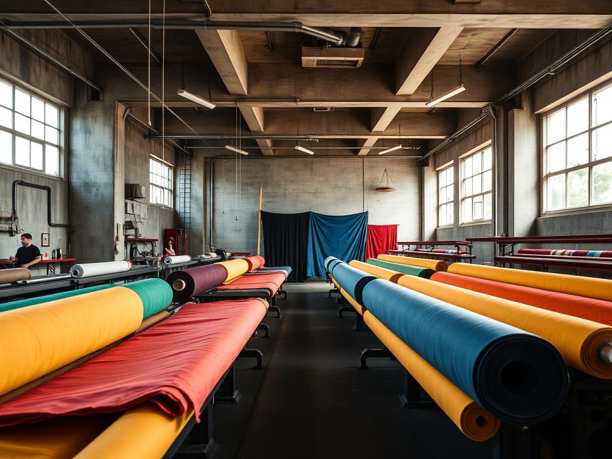 Circular knitting machines in a Santa Catarina mill